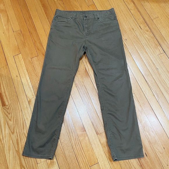 Prana Bridger Pants Mens Size 36 x 32 Slim Fit Brown Style M4BD32315 Excellent - Picture 2 of 14